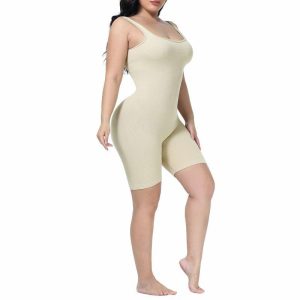 Lingerie | Sexy Chinlon/Polyester/Spandex Waist Cincher Shapewear Beige – Girls