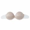 Lingerie | Sexy/Simple Lace Backless/Bandeau Bra/Nipple Covers Nude – Girls