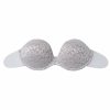 Lingerie | Sexy/Simple Lace Backless/Bandeau Bra/Nipple Covers Nude – Girls