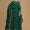 Mother of the Bride Dresses | A-line Scoop Floor-Length Chiffon Mother of the Bride Dress Dark Green – Womens