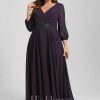 Mother of the Bride Dresses | A-line V-Neck Ankle-Length Lace Chiffon Mother of the Bride Dress With Sequins As Picture – Womens