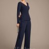 Mother of the Bride Dresses | Separates Jumpsuit/Pantsuit V-Neck Floor-Length Chiffon Mother of the Bride Dress With Pleated As Picture – Womens