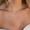 Name Necklaces | Birthstone Heart Beautiful Name Necklace  – Womens