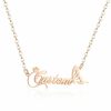 Name Necklaces | Custom Butterfly Beautiful Casual Fashionable Name Necklace 14K Gold Plating – Womens