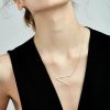 Name Necklaces | Letter Beautiful Casual Fashionable Name Necklace 14K Gold Plating – Womens