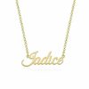 Personalized Jewelry | Custom 18k Gold Plated Letter Name Necklace Birthday Gifts Gold – Womens