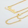 Personalized Jewelry | Custom 18k Gold Plated Letter Name Necklace Birthday Gifts Gold – Womens