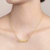 Personalized Jewelry | Custom 18k Gold Plated Letter Name Necklace Birthday Gifts Gold – Womens