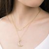 Personalized Jewelry | Custom 18k Gold Plated Silver Letter Arabic Necklace Name Necklace Birthday Gifts Gold – Womens