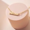 Personalized Jewelry | Custom Heart Name Necklace With Heart Gold – Womens