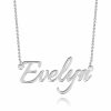 Personalized Jewelry | Custom Letter Name Necklace Rose Gold – Womens