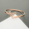 Personalized Jewelry | – Personalized Attractive Beautiful Classic Metal (Sold in a single piece) Gold – Womens