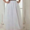 Petticoats | A-Line Slip Ankle-Length 5 Tiers Petticoats White – Womens