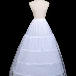 Petticoats | A-Line Slip Floor-Length 1 Tiers Petticoats White – Womens