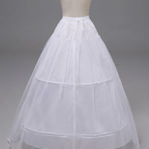 Petticoats | A-Line Slip Floor-Length 2 Tiers Petticoats White – Womens