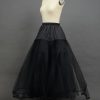 Petticoats | A-Line Slip Floor-Length 3 Tiers Petticoats Black – Womens