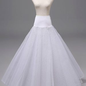 Petticoats | A-Line Slip Floor-Length 3 Tiers Petticoats White – Womens