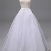 Petticoats | A-Line Slip Floor-Length 3 Tiers Petticoats White – Womens