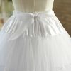 Petticoats | A-Line Slip Knee-Length 3 Tiers Petticoats White – Womens