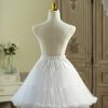 Petticoats | A-Line Slip Knee-Length 3 Tiers Petticoats White – Womens