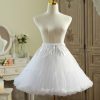 Petticoats | A-Line Slip Knee-Length 3 Tiers Petticoats White – Womens