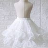 Petticoats | A-Line Slip Short-length 2 Tiers Petticoats White – Womens