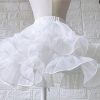 Petticoats | A-Line Slip Short-length 2 Tiers Petticoats White – Womens