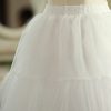 Petticoats | A-Line Slip Tea-Length 3 Tiers Petticoats White – Womens