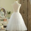 Petticoats | A-Line Slip Tea-Length 3 Tiers Petticoats White – Womens