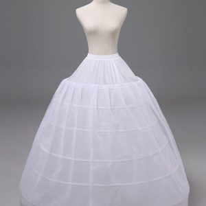 Petticoats | Ball Gown Slip Floor-Length 2 Tiers Petticoats White – Womens