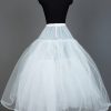 Petticoats | Ball Gown Slip Floor-Length 3 Tiers Petticoats White – Womens