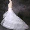 Petticoats | Chapel Train Floor-Length 3 Tiers Petticoats White – Womens