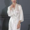 Robes | Charmeuse Bridesmaid Bride Women Robes White – Womens