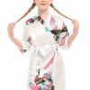 Robes | Charmeuse Flower Girl Robes White – Womens