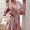 Robes | Elegant Bride Robes Polyester Robes Light Pink – Womens