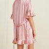 Robes | Imitated Silk Bridesmaid Bride Robes Candy Pink – Womens