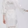 Robes | Personalized Satin Bridesmaid Bride Mom Robes Blue – Womens