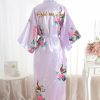 Robes | Personalized Silk Bridesmaid Women Robes White – Womens