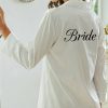 Robes | Polyester Bridesmaid Bride Mom Women Robes Personalized Robes/Pajamas White – Womens