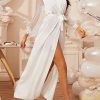 Robes | Sexy Ankle-Length Robes For Bride White – Womens