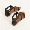 Sandals | Women’s Sandals Beach Daily Boho Casual PU Leather Gladiator Sandals Roman Sandals Flat Heel Open Toe Summer Zipper Shoes Brown – Womens