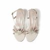 Sandals | Women’s Sandals Party Wedding Cocktail Evening Prom Elegant PU Leather Roman Sandals Flare Heel High Heel Open Toe Flower Summer Buckle Shoes Beige – Womens