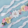 Sashes & Belts | Beautiful Beading/Flower Polyester Sash Yellow – Womens