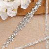 Sashes & Belts | Beautiful/Bridal Rhinestones Satin Sash White – Womens