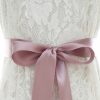 Sashes & Belts | Beautiful/Bridal Rhinestones Satin Sash White – Womens