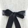 Sashes & Belts | Beautiful/Bridal Rhinestones Satin Sash White – Womens