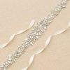 Sashes & Belts | Beautiful/Bridal Rhinestones Satin Sash White – Womens