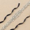 Sashes & Belts | Beautiful/Bridal Rhinestones Satin Sash White – Womens