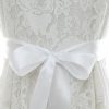 Sashes & Belts | Beautiful/Bridal Rhinestones Satin Sash White – Womens