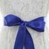 Sashes & Belts | Beautiful/Bridal Rhinestones Satin Sash White – Womens